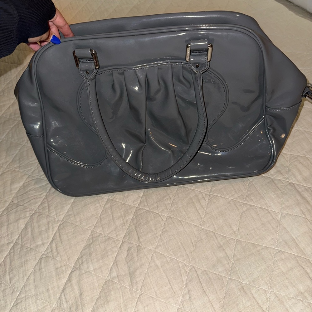 Stylish Gray Gym Bag
